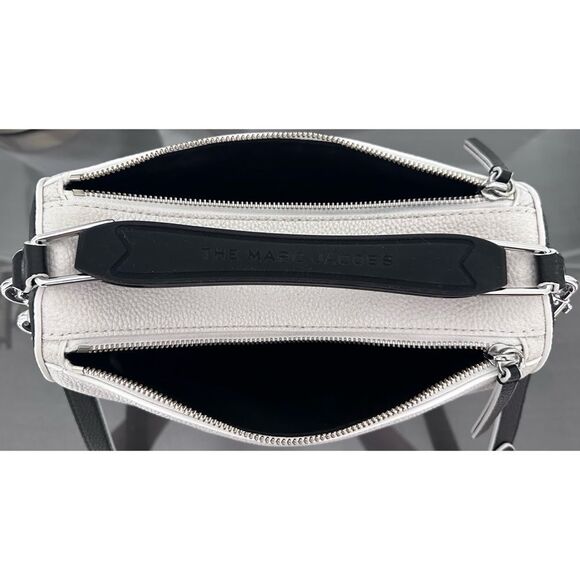 MARC JACOBS The Soft Box 23 Colorblock Leather Crossbody Bag, Cotton Multi - Picture 14 of 16